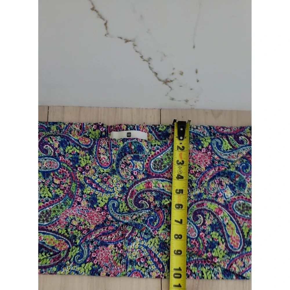 Anthropologie Madison 88 Infinity Scarf Womens Multicolor Paisley Boho Wrap